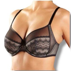 CHANTELLE Révèle Moi Side Support Seductive Lift Bra Size 32F NWT